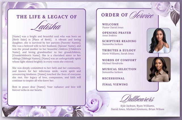 Option 4 Template (11x17 Half Fold)